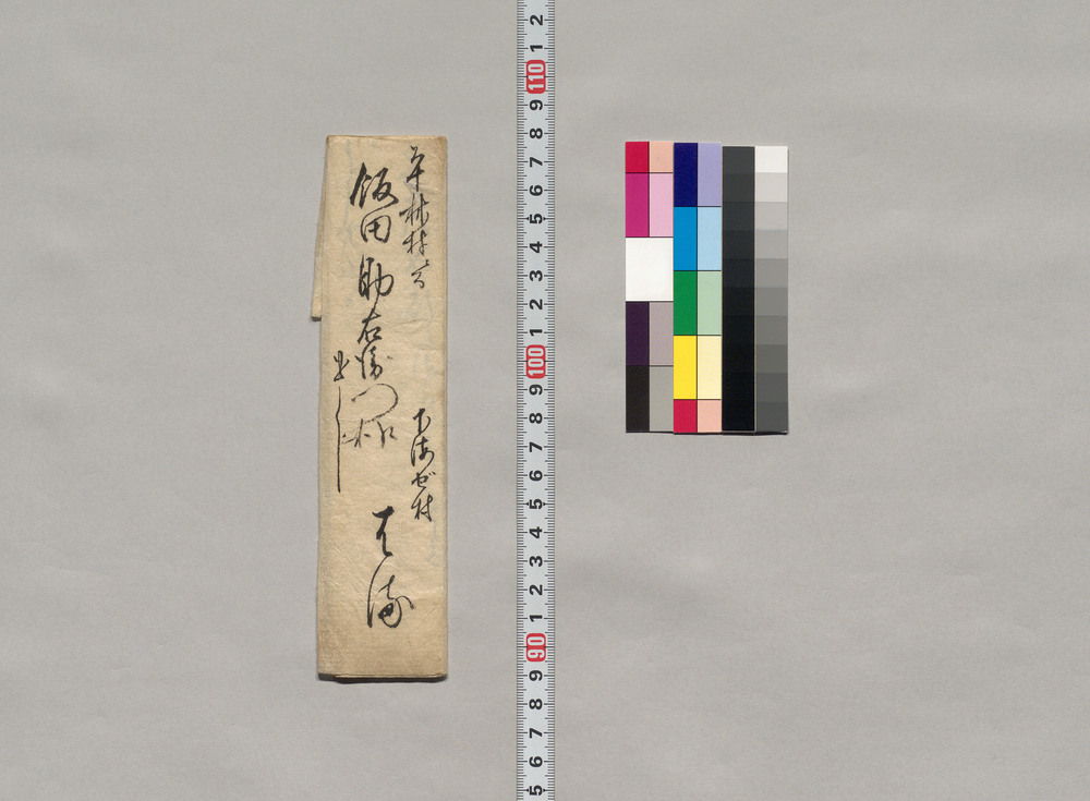 作品画像:飯田助右衛門宛書簡(病気本服せず当冬中は何方へも参らぬ旨)