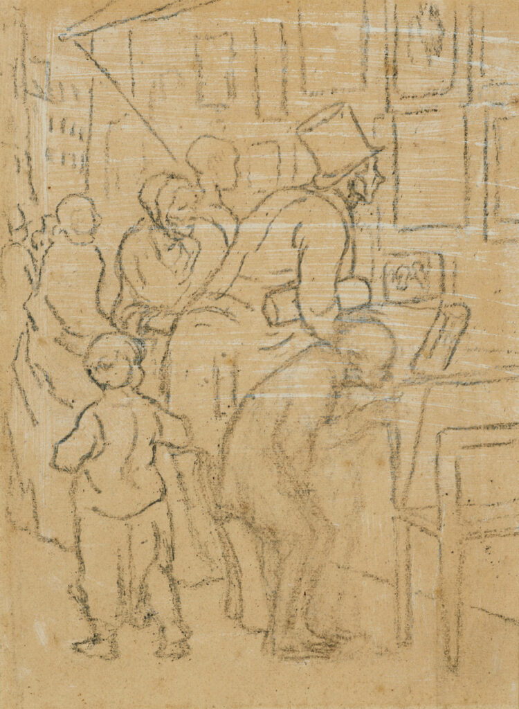 作品画像:物見高い人々