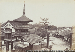 作品画像:清水寺の塔、京都