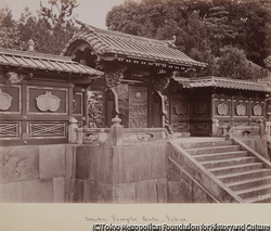 作品画像:芝の寺(増上寺) 門、東京