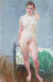 作品画像:若い女