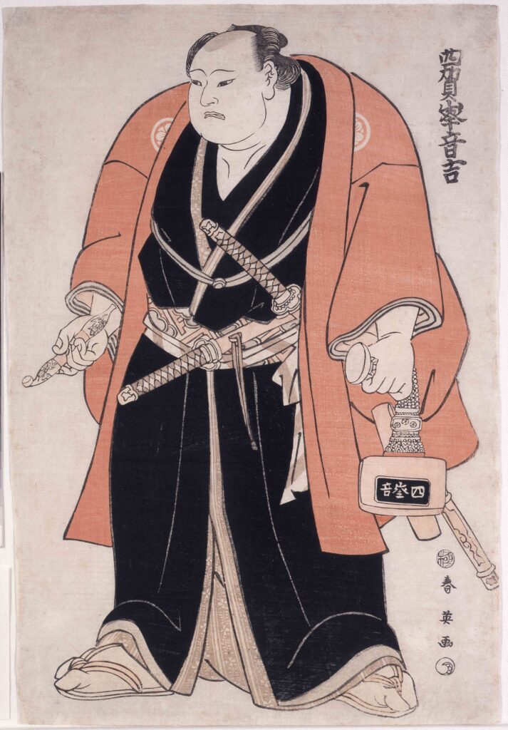 作品画像:相撲絵 四賀峯音吉