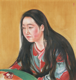 作品画像:花札と女