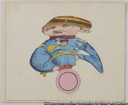 作品画像：円筒アナモルフォーズ