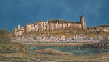 作品画像:古城のある風景