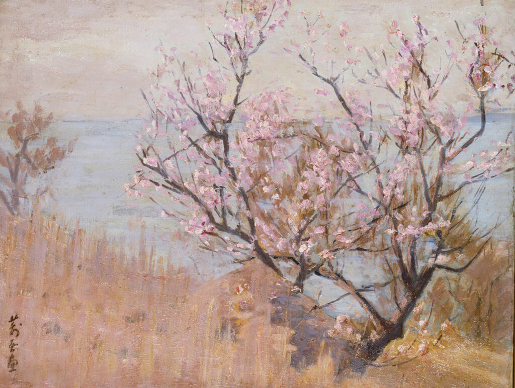 作品画像:島上の春