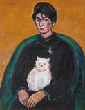 作品画像:黒衣の女
