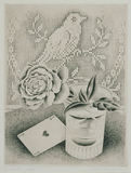 作品画像:薔薇とハートの1