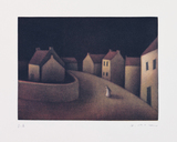 作品画像:村の路