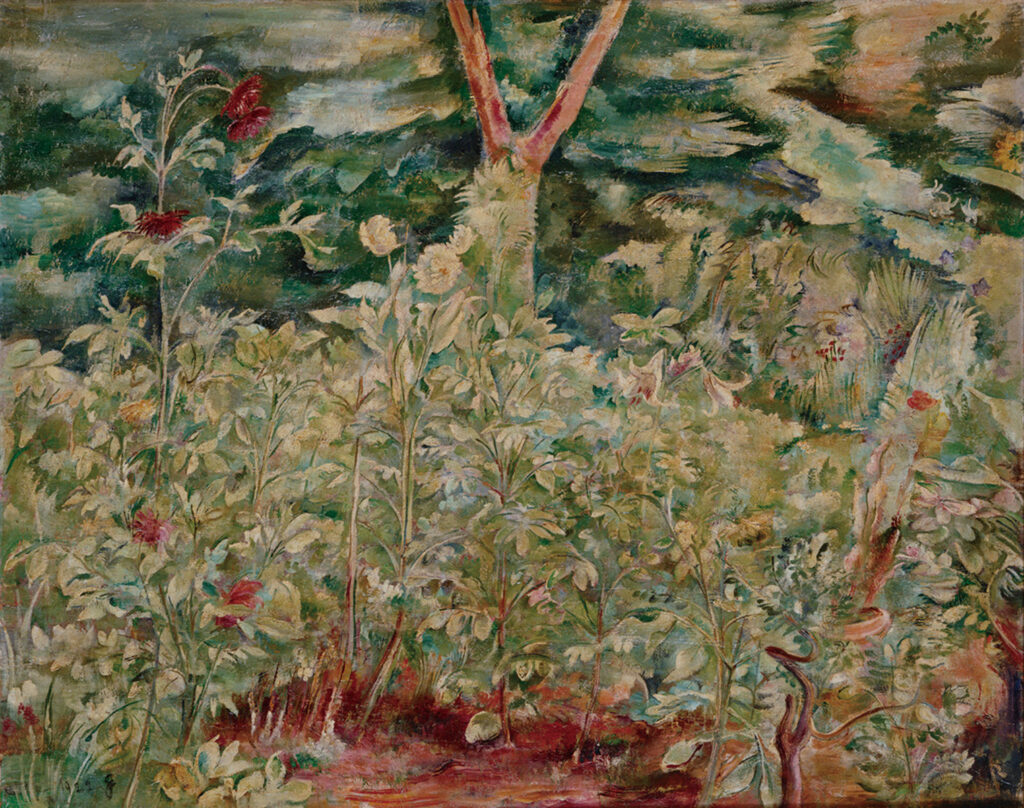 作品画像:園の花