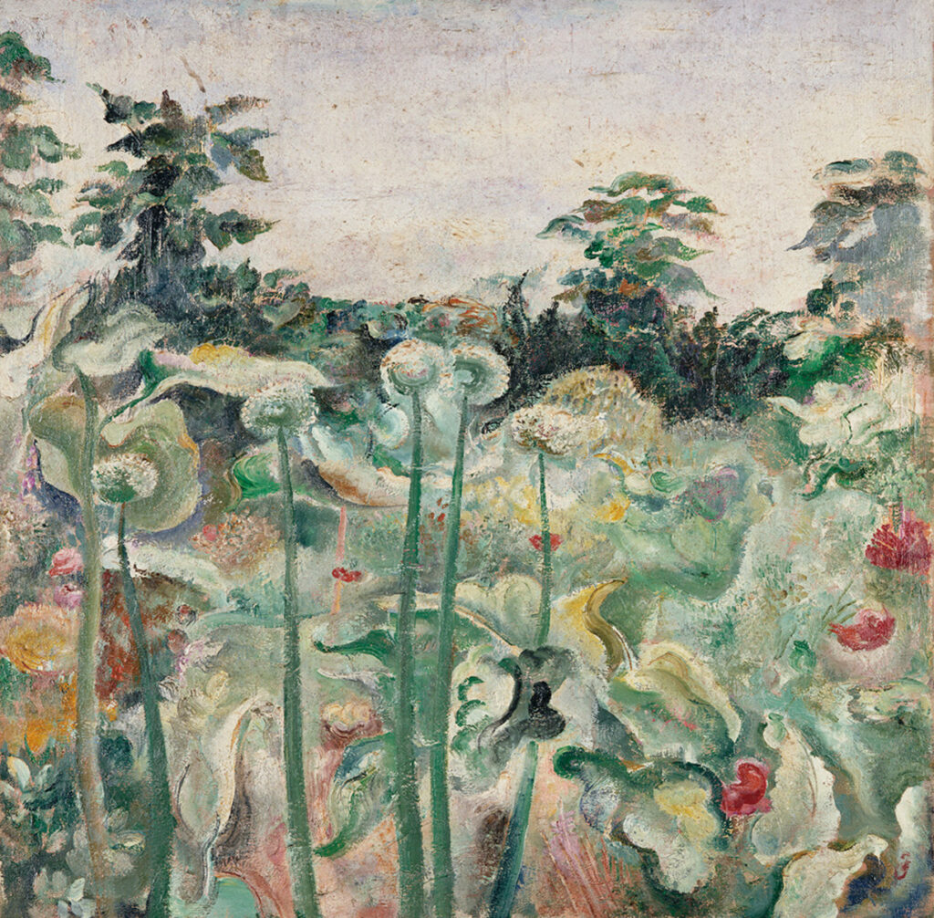 作品画像：葱の花
