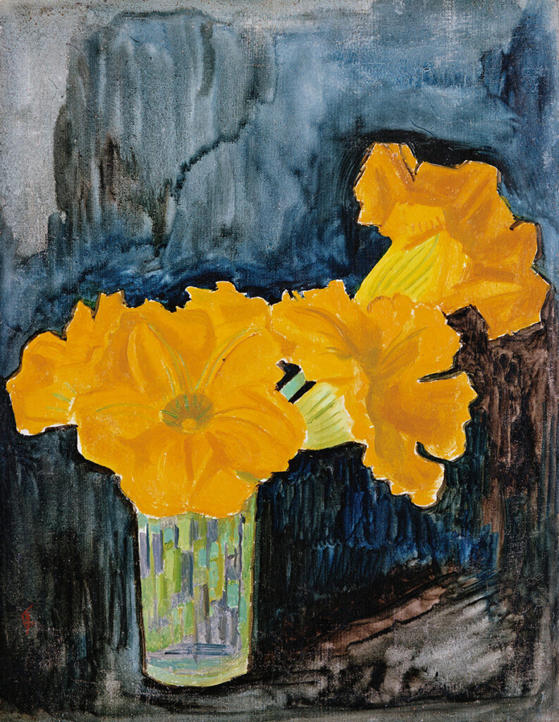 作品画像：かぼちゃの花
