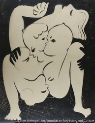 作品画像:フォトグラム (接吻する人)