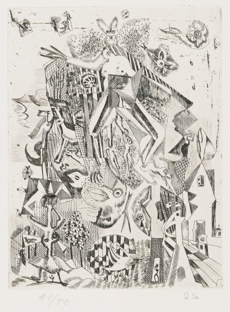 作品画像：動物の仲間［『林の目』より］