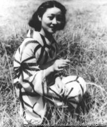 作品画像:(着物の女性)