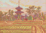 作品画像:法起寺風景