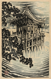 作品画像：堅田［『近江八景』より］