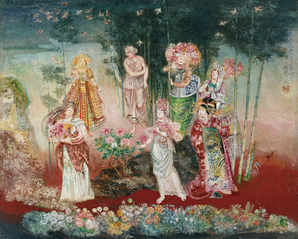 作品画像:竹林之七妍