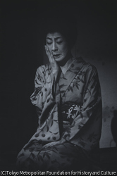 作品画像:水谷八重子 「月夜鴉」 1974.11.7. 新橋演舞場