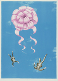 作品画像:大きなリボン(落下)