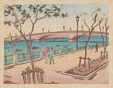 作品画像：言問橋［『新東京百景』より］