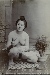 作品画像：（明治期ヌード写真1）