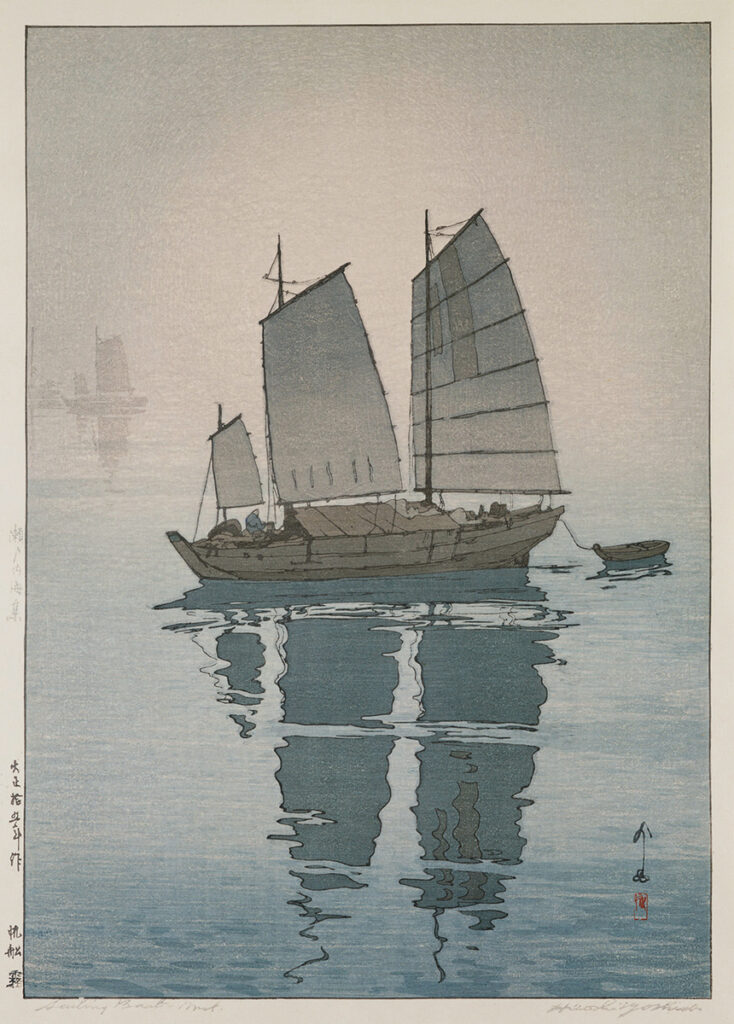 作品画像:帆船 霧