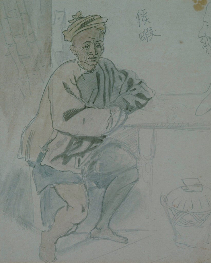 作品画像:中国街頭商人