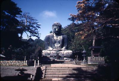 作品画像:鎌倉の大仏全景