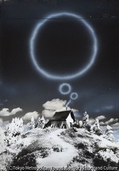 作品画像:(丘の上の家)