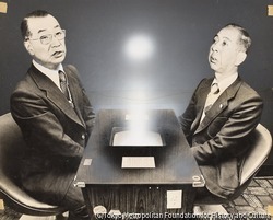 作品画像:(向き合う二人の男)