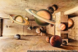 作品画像:駐車場内宇宙