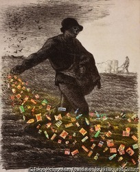 作品画像：蒔く人