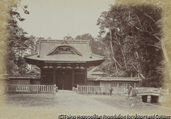 作品画像:芝の徳川家の寺院