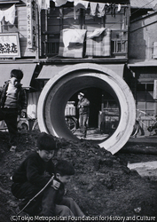 作品画像:道路工事