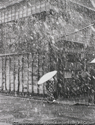 作品画像:雪の柳橋
