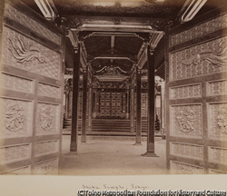 作品画像:芝の寺(増上寺)、東京
