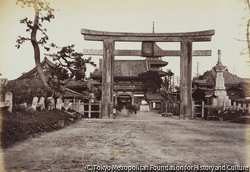 作品画像:四天王寺の仏塔、大阪