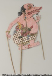 作品画像:インドネシアの影絵人形