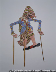 作品画像:インドネシアの影絵人形