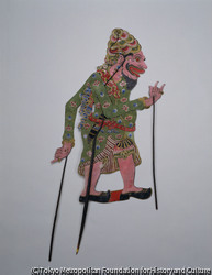 作品画像:インドネシアの影絵人形