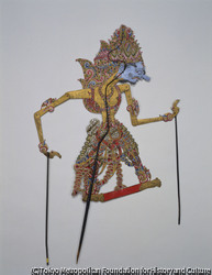 作品画像:インドネシアの影絵人形
