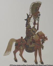作品画像:中国の影絵人形
