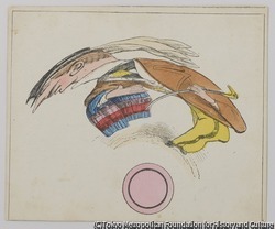 作品画像:円筒アナモルフォーズ