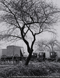 作品画像:馬車、日曜の礼拝