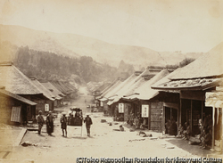 作品画像:箱根の町