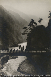 作品画像:(渓谷と橋)