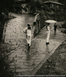 作品画像:雨の長崎 1953