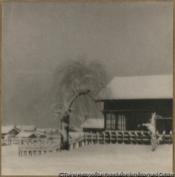 作品画像:雪に暮れ行く