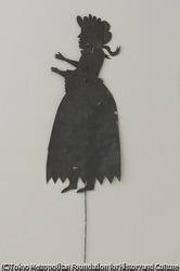作品画像:ヨーロッパの影絵人形:女性